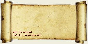 Isak Čubra vizit kartica